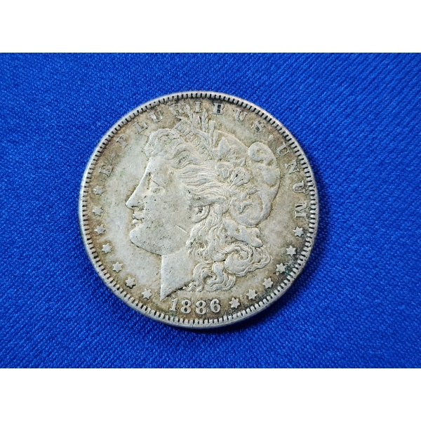 1886 90% Silver Morgan Dollar
