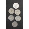 Image 2 : (6) 1967/1968 40% Silver Kennedy Half Dollars - Face Value: $3.00