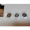 Image 6 : x3 90% Silver Mercury Dimes (1942, 1942, 1939) Black Ruthenium Collectible Coins