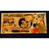 Image 1 : Pure 24k .999 Gold Foil NIPPON GINKO "SAILOR MOON" Note - Mint Condition - NEW SERIES - Note 1/5