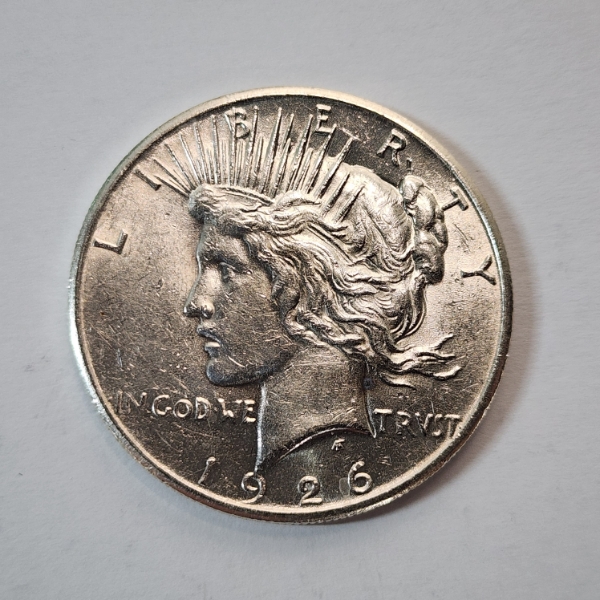 United States 1926 Silver Peace Dollar - 90% U.S. Silver Coin