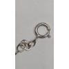 Image 5 : Women's 14K White Gold Diamond Journey 18" Necklace - Weight: 1.9g
