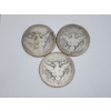 Image 2 : Three U.S. Barber Half Dollars: 1907, 1900, 1899-S - 90% Silver - FV: $1.50