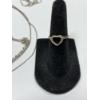 Image 5 : Sterling Silver Jewelry - 47.7  Grams total -  Bracelets (4) - Necklaces (2) - Heart Ring Size 4