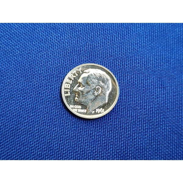 1961 Proof Roosevelt 90% Silver Dime