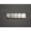 Image 1 : x5 - Valcambi Suisse 1 Gram .999 Fine Silver Bars - 5 Grams Silver Total - Mint Condition