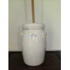 Image 1 : 4 Gallon Stoneware Butter Churn with Dasher
