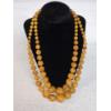 Image 1 : Amber-Colored Lucite Necklace