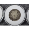 Image 3 : Three United States 90% Silver Coins in Protective Capsules ~ $0.85 Face Value ~ 