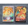 Image 1 : Two Near Mint Holo Rare Charizard Pokemon Trading Cards - Charizard V Star 019/159 & Charizard V 018
