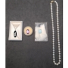 Image 1 : Golf Necklace, Pearl Like Necklace & Cut Gems 