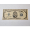 Image 1 : United States Series 1943 A $5 Blue Seal Silver Certificate 
