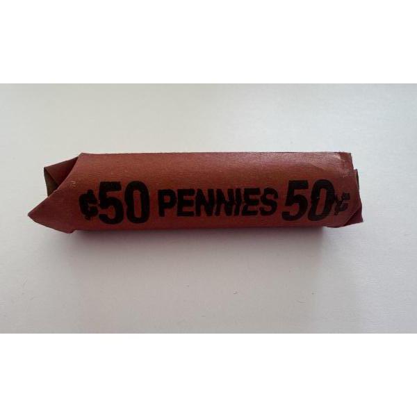 Assorted Penny Roll- Face Value $0.50!! 