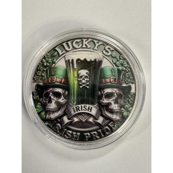 Limited Edition St. Patrick’s Day Lucky's Irish Pride Challenge Coin - Irish Lucky Coin - Mint 