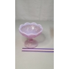 Image 5 : Beautiful Fenton Pink Rose Opalescent Candy Dish - No Lid