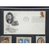 Image 2 : Framed Kennedy Display Featuring Stamps & Collectible Envelope ~ PERFECT FOR KENNEDY FANS!
