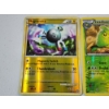 Image 2 : x4 Vintage Holo Pokemon Trading Cards: Magnemite, Swadloon, Pidgeotto, Energy