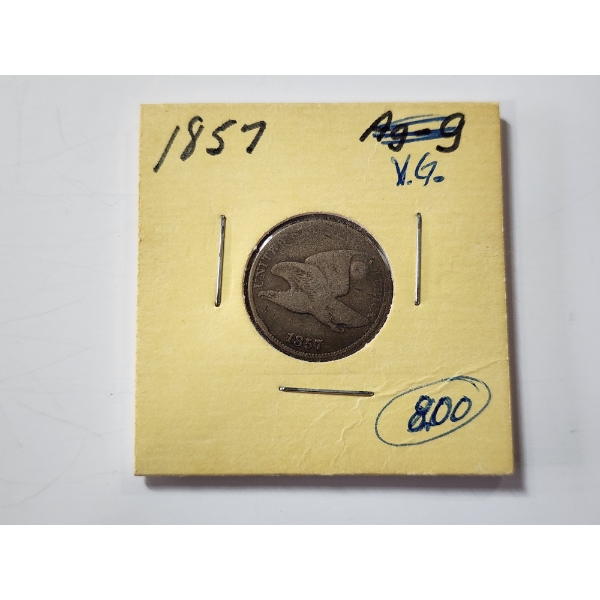 1857 United States Flying Eagle Cent
