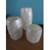 Image 3 : 4 Pc Home Decor Items Including 3 Battery Operated Electric Candle Style Lights