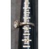 Image 11 : Assorted Style Sterling Silver Rings With White Stones -Mostly Size 8 - Total Weight: 41.3g