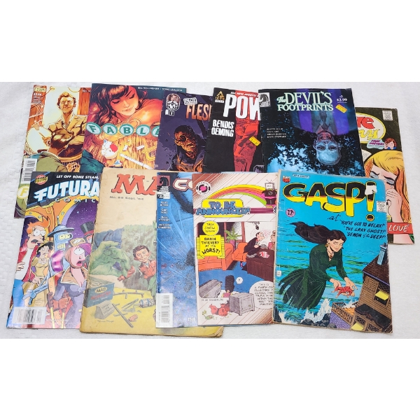 Eleven Assorted Comic Books Including Conan, Mad, Futurama & More!