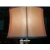 Image 4 : 1st Of Two (2) Offered - 60" Tall Brushed Steel Floor Lamp With 12 x 14 x 10 Inch Shade - Exc Condit