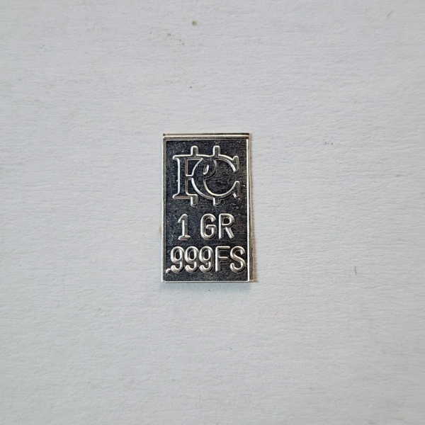 1 Grain .999 Fine Silver Bar