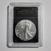 Image 1 : 2023 American Eagle 1 Oz 999 Fine Silver Round in Bradford Exchange Slabbed Authenticated BU