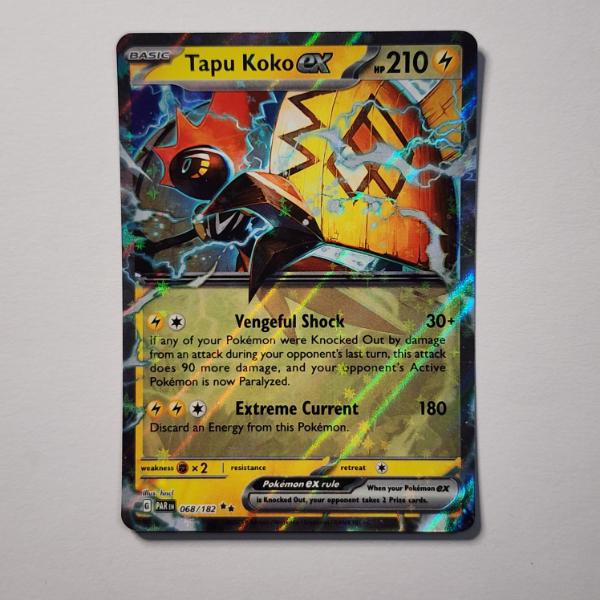 Tapu Koko EX 068/182 Holo Rare Pokemon Trading Card