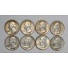 Image 1 : (8) United States 90% Silver Washington Head Quarters - Face Value: $2.00
