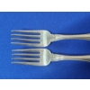 Image 3 : 2 - Gorham Melrose Sterling Silver Salad Forks - TW: 94.8g