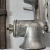 Image 6 : Antique Vice Clamp Tool & Antique "Merit No. 15" Meat Grinder