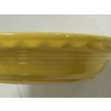 Image 4 : 10" Fiesta and Fiestaware Deep Dish Baker's Pie Plate - Sunflower Yellow - Mint Condition