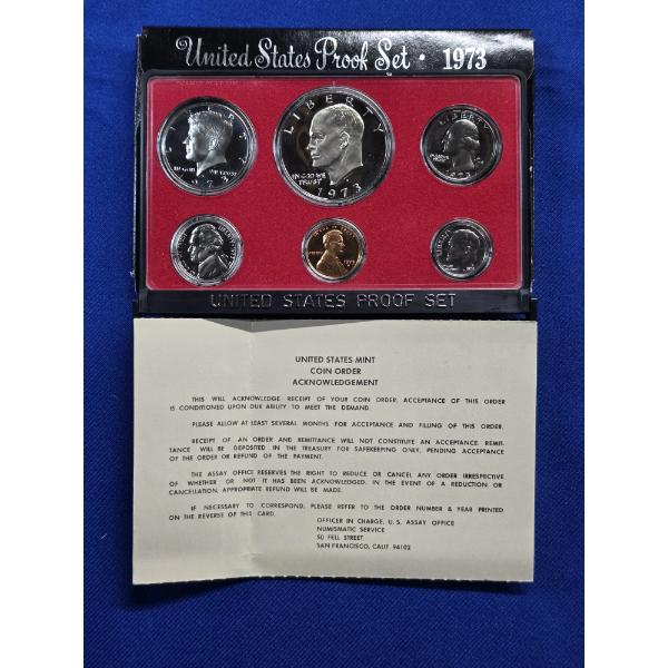 1973 Unites States Mint Proof Set w/ Display Case