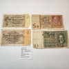 Image 1 : 4 German Banknotes 1937, 1937, 1942, 1929 Renntenmark/Reichsbanknote
