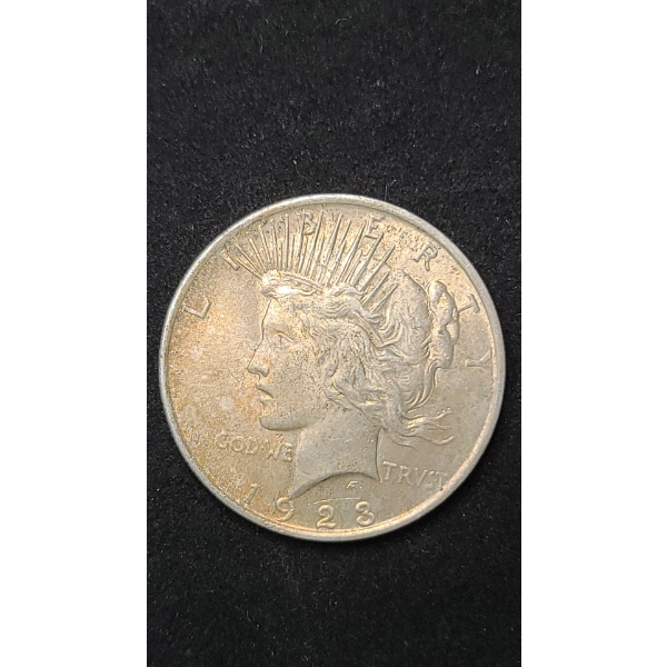 1923 90% Silver Peace Dollar