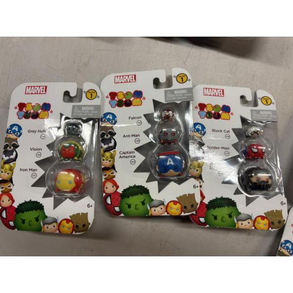 Set of 3 - Marvel "Tsum Tsum" Characters - New 