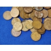 Image 2 : x50 One Cent Coins: x48 U.S. Wheat Cents & x2 Canadian Cents with Coin Bag