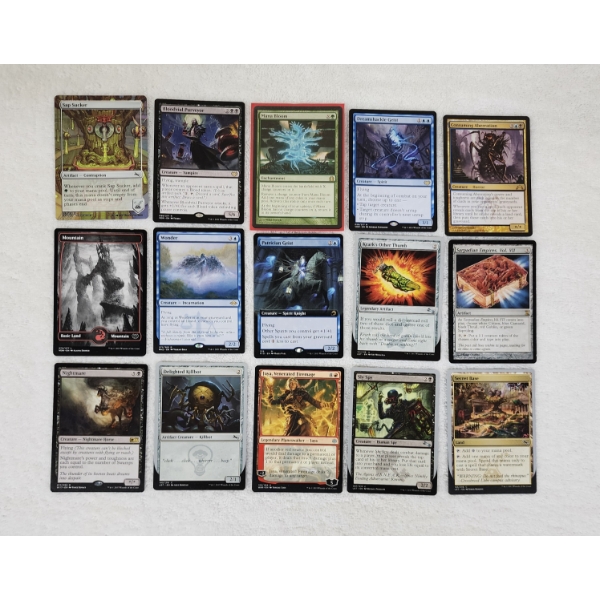 15 MOSTLY RARE Assorted MTG Magic the Gathering Trading Cards