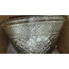 Image 1 : Louisville Home Pickup -  Vintage Diamnod Point Punch Bowl With 12 Matching Cups ((not Shown)

NOTE: