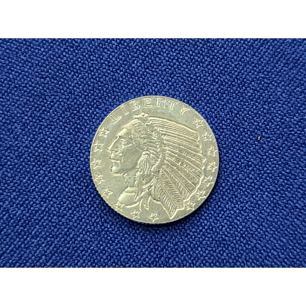 1/10th Troy Ounce .999 Fine Silver - Golden State Mint Incuse Indian Silver Round