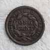 Image 3 : United States 1847 Braided Hair Large Cent One Cent Coin
