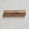Image 2 : Original Bank Wrapped Vintage Penny Roll from the Federal Reserve Bank of San Francisco FV: $.50