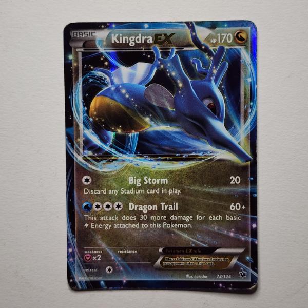 Kingdra EX 73/124 Holo Rare Pokemon Trading Card 