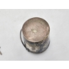 Image 7 : 3 Silver-Plated Pieces: Engraved Bucket, Creamer/Small Coffee Pot, & Cross Pendant TW: 2.0lbs