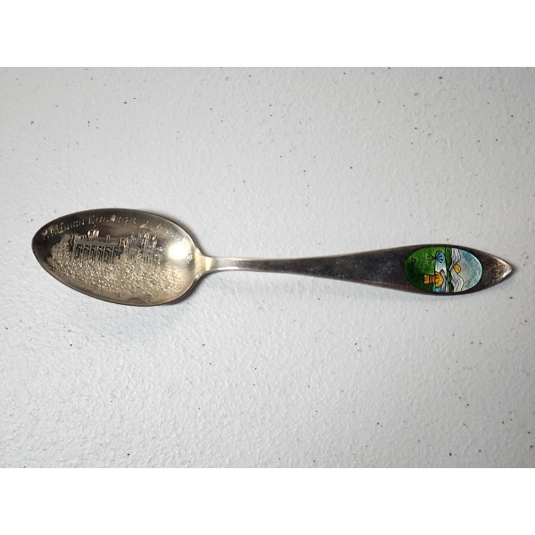 Mount Union College Alliance Ohio Sterling Silver Souvenir Spoon TW: 19.8g