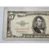 Image 2 : Series 1953 C U.S. $5 Red Seal Note 