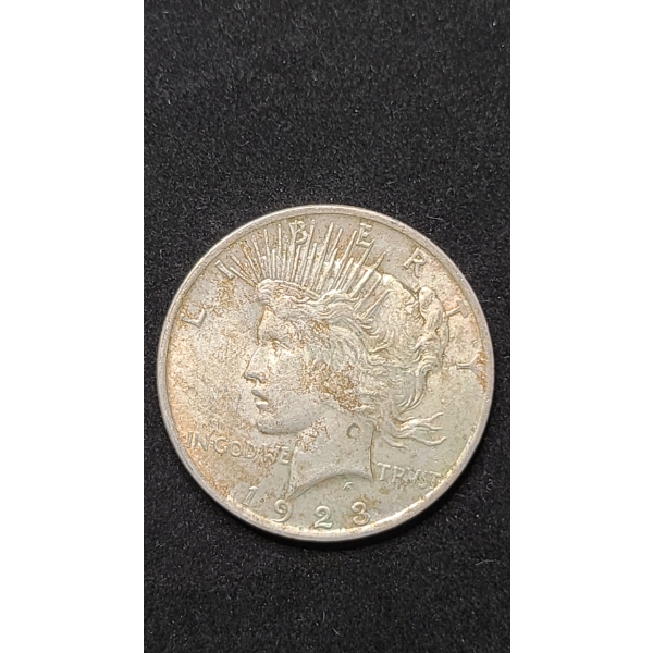 1923 90% Silver Peace Dollar