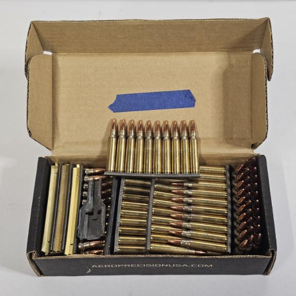 Wolf Ammunition .223 Rem Centerfire Rifle Cartridges Bulk Lot On Stripper Clips With Speed Loader