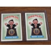 Image 1 : 1985 Garbage Pail Kids - Rappin' Ron & Ray Gun Cards - 46A & 46B - Mint Condition
